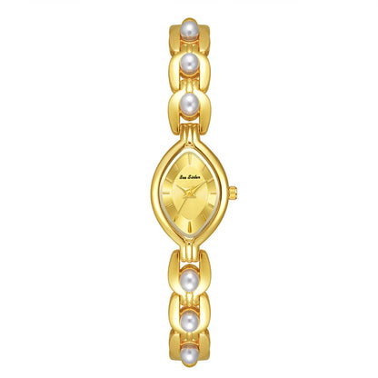 Mid-ancient Light Luxury Imitation Pearl Elegant Women's Watch