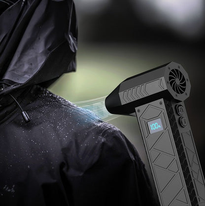 Outdoor Portable Brushless Motor With Display 130000-turn High-speed Turbo Fan