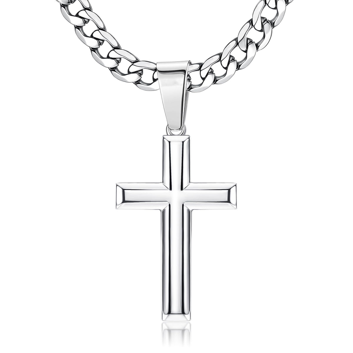 Cross Pendant Necklace Fashion Simple Party Ornament Matching